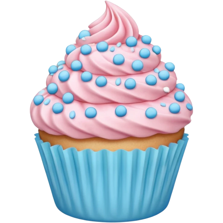 light pink and blue food emoji