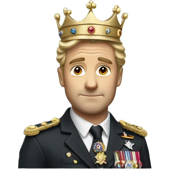 The number one in the crown emoji