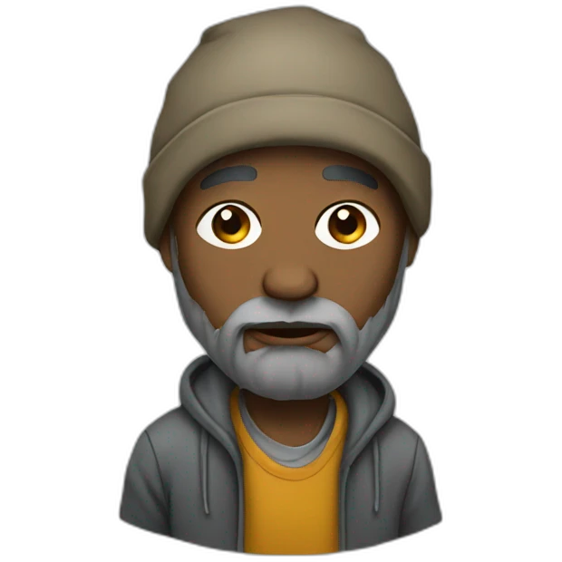 homeless emoji