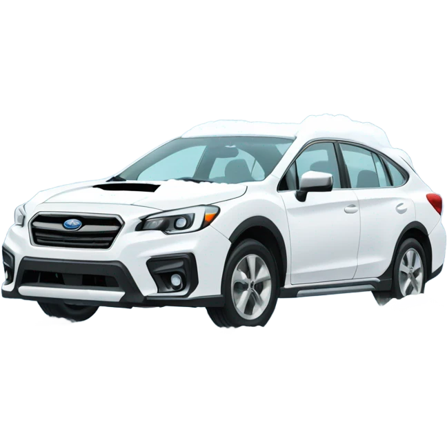 Subaru in snow emoji
