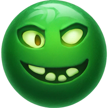 green spirit ball emoji