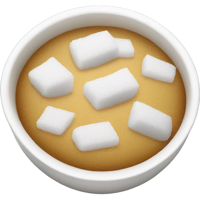 a bowl of sugar emoji