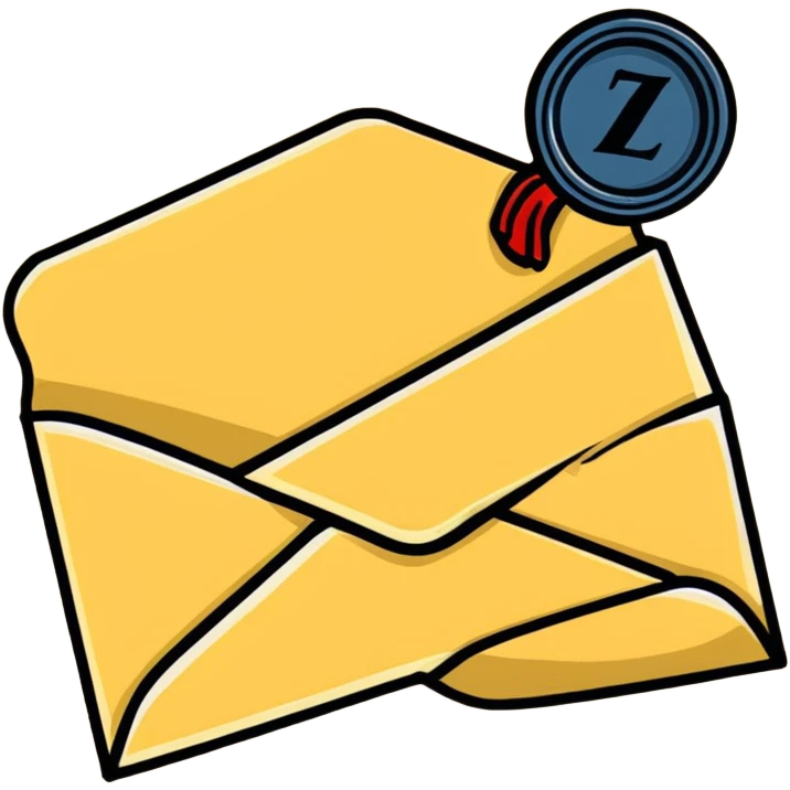 sealed letter with wax seal emoji
