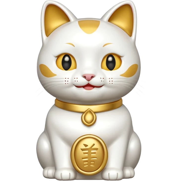 Lucky cat emoji