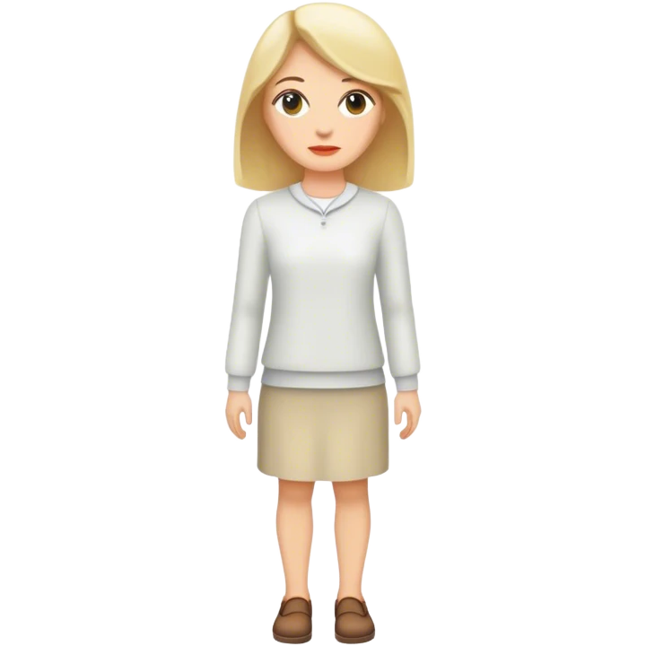 White woman full Body  emoji
