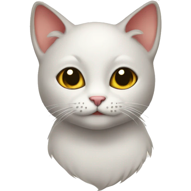 Cat with love emoji