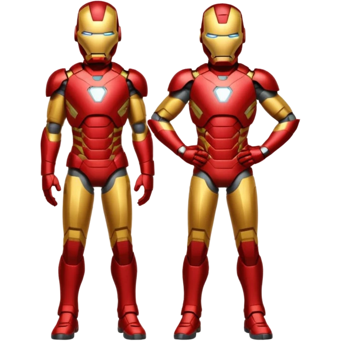 Do just Ironman standing up with arms crossed emoji