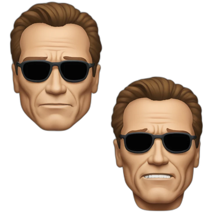 arnold Schwarzenegger in michael myers costume emoji