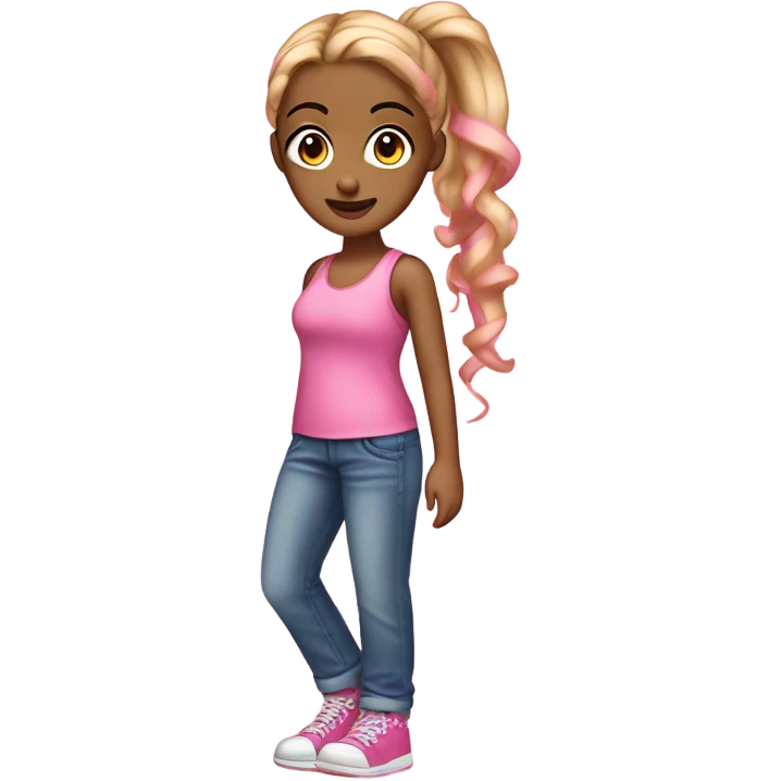 2000s girl pink emoji