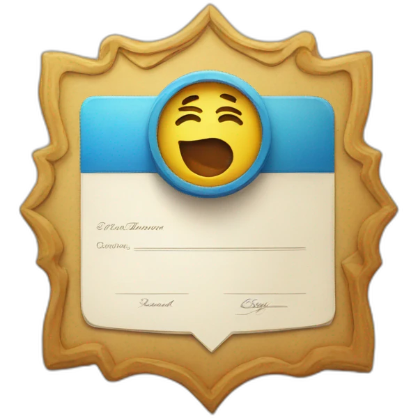 Instagram certificate emoji