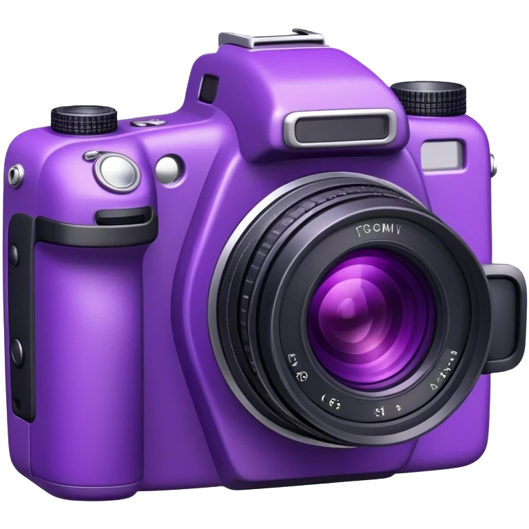 purple professional camera emoji