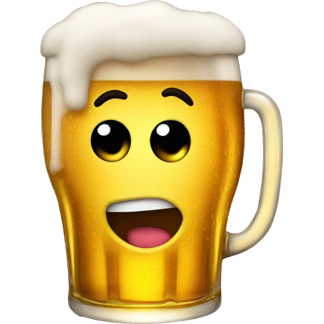 Beer with a Beer emoji