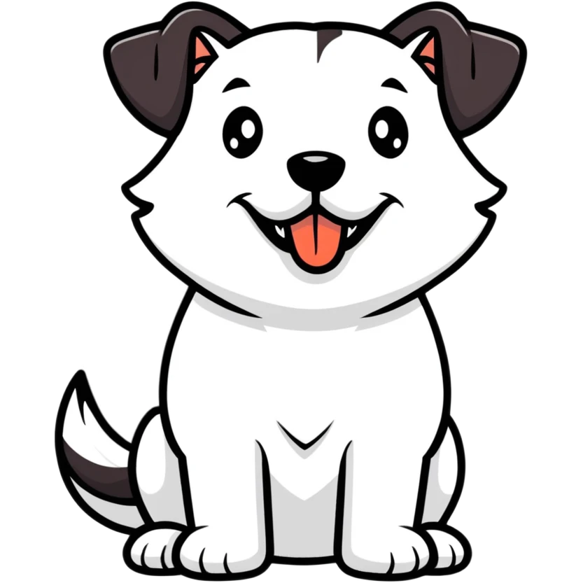 Dog says good morning  emoji