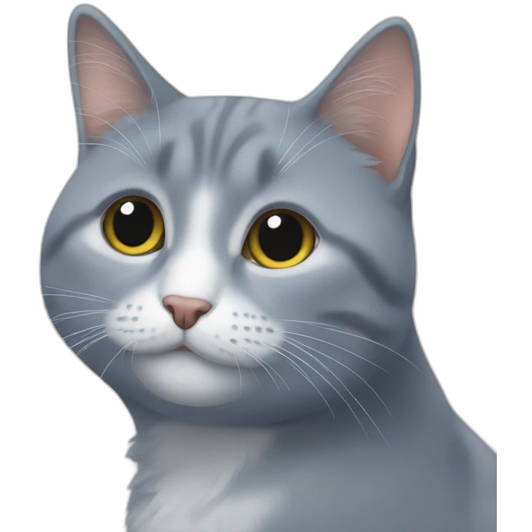 chat frisé emoji