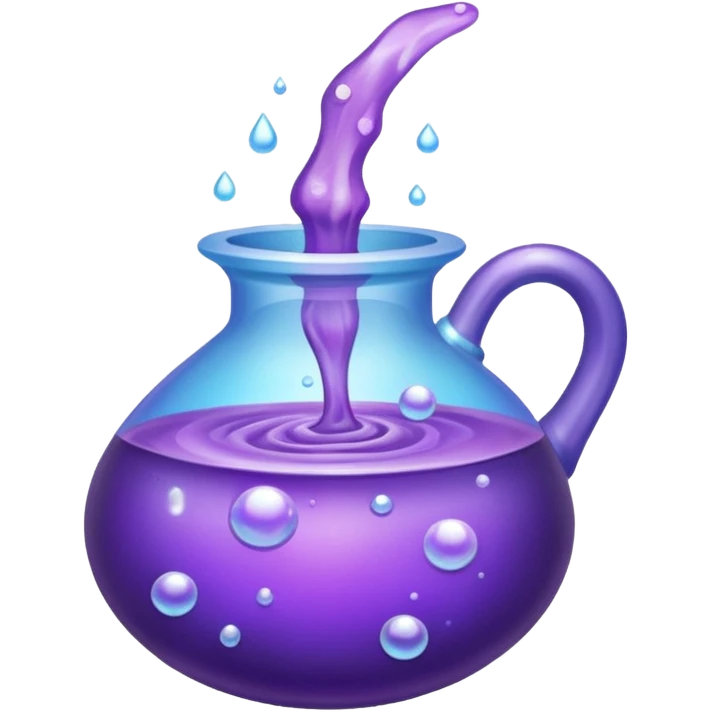 purple potion and effect emoji