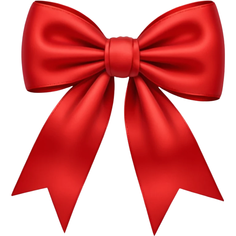 Red bow emoji