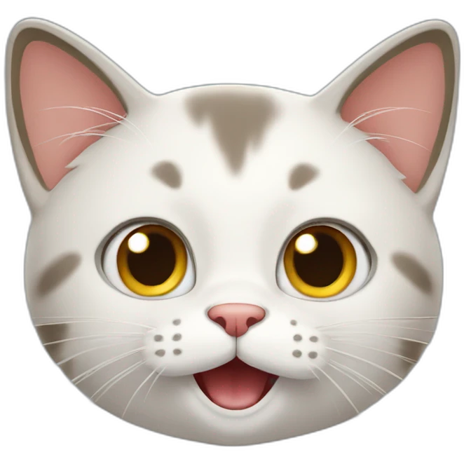 cat looking excited emoji