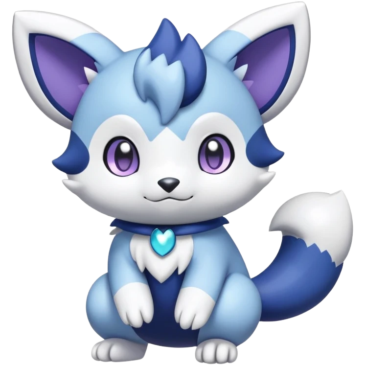 Shiny Espurr-Meowstic-Oshawott-Hybrid (Full body) emoji