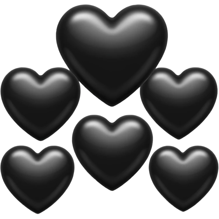 black heart emoji
