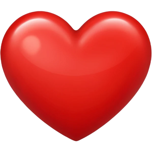 Red heart  emoji