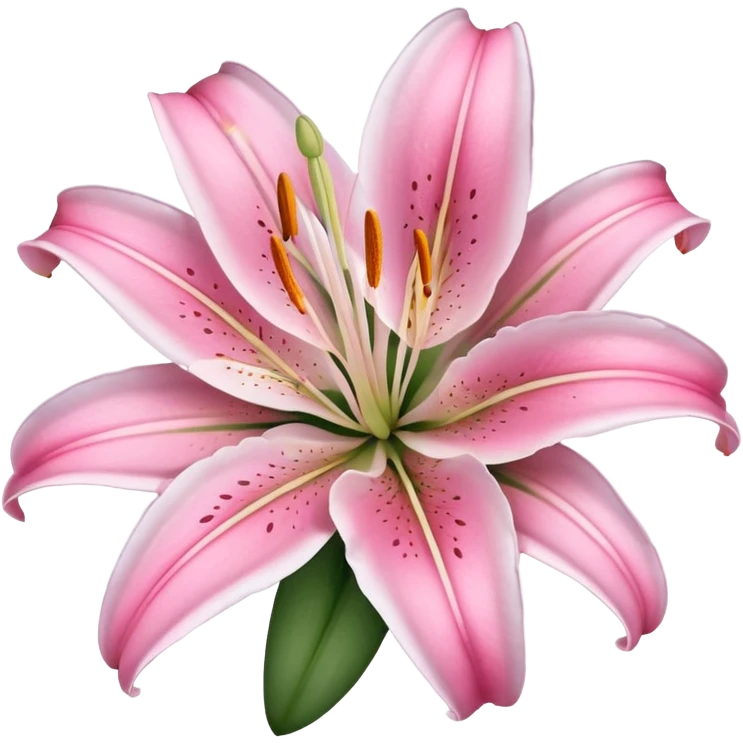 Pink Lily flower emoji