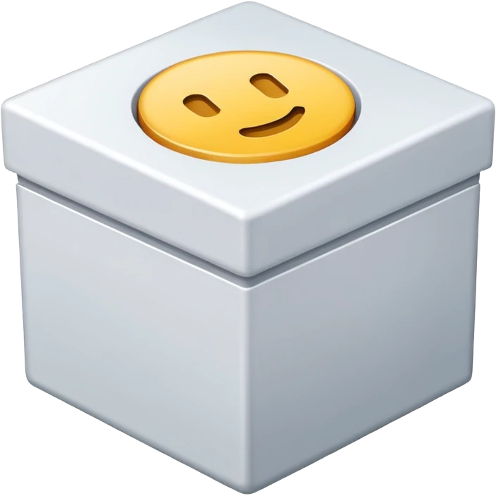 a right mak inside a small square box emoji