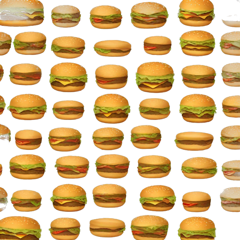 Burger (without cheese) emoji