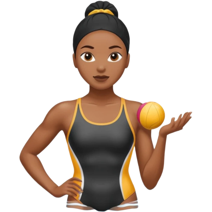 swimmer black woman emoji