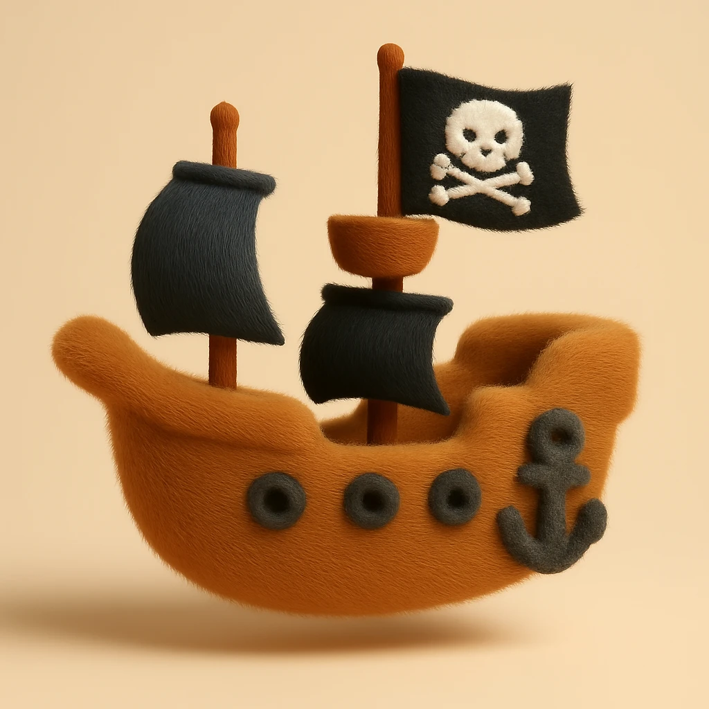 pirate ship emoji