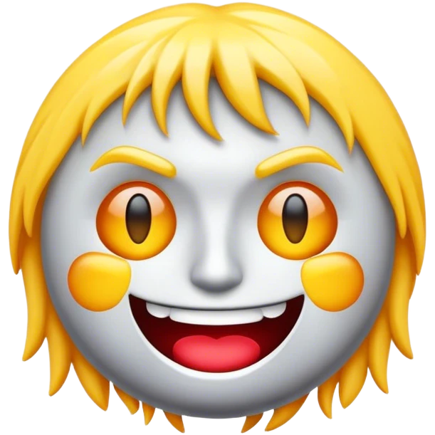 Cinematic Realistic Rock 'n' Roll Pop Culture Emoji, depicted with a dynamic portrayal of the rebellious spirit of rock music rendered with bold textures and vibrant, edgy lighting. emoji