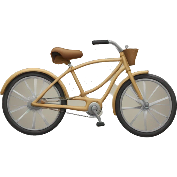 Bike shaped like a mustache emoji