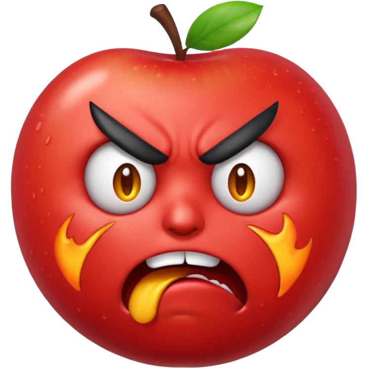 enraged emoji (apple the company styled ) emoji