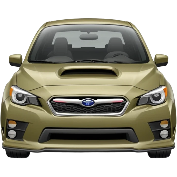 khaki grey Subaru sti emoji