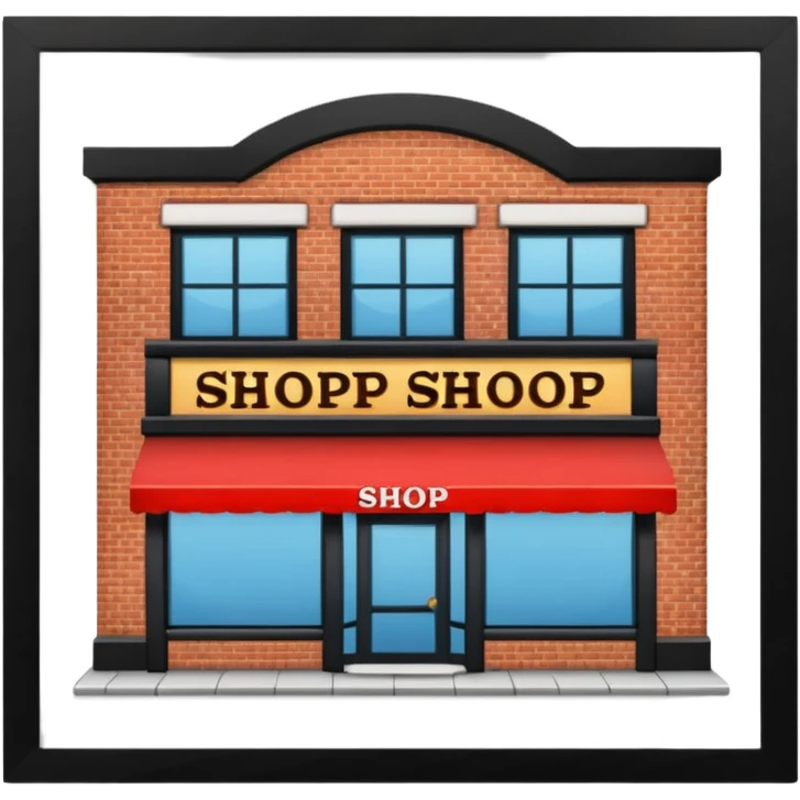 shop with the work shop in the sign emoji