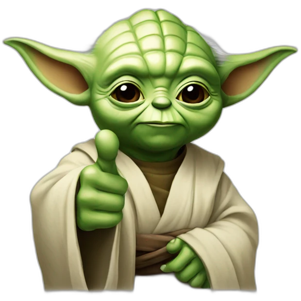 Yoda Thumb up  emoji