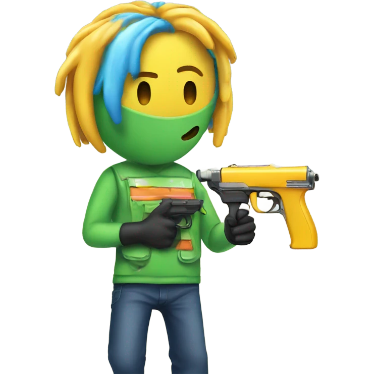 Person with a watergun emoji