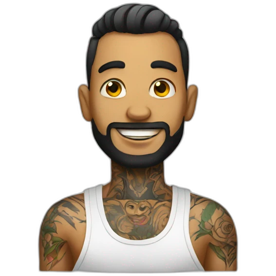 Tattoo guy emoji