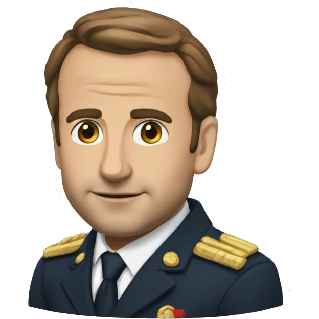 Macron dort emoji