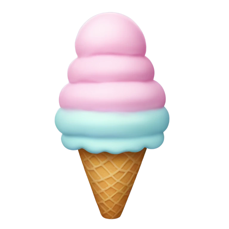 Pastel ice cream  emoji