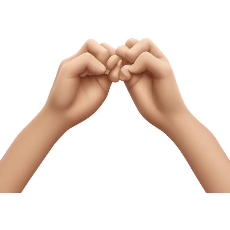 Pinky promise emoji