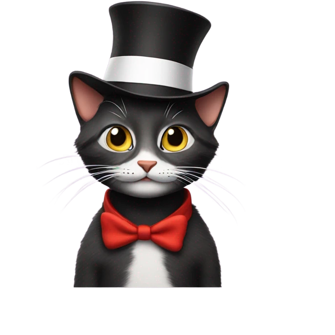 Cat in the hat  emoji