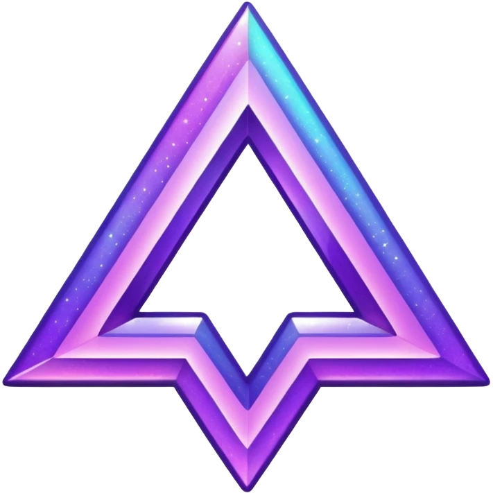 glitter purple symbol stop emoji