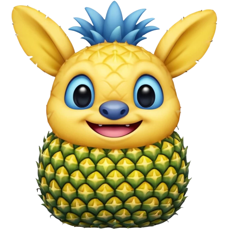 Pineapple Disney stitch emoji