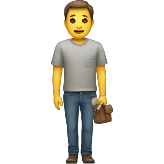 empty pocket person emoji