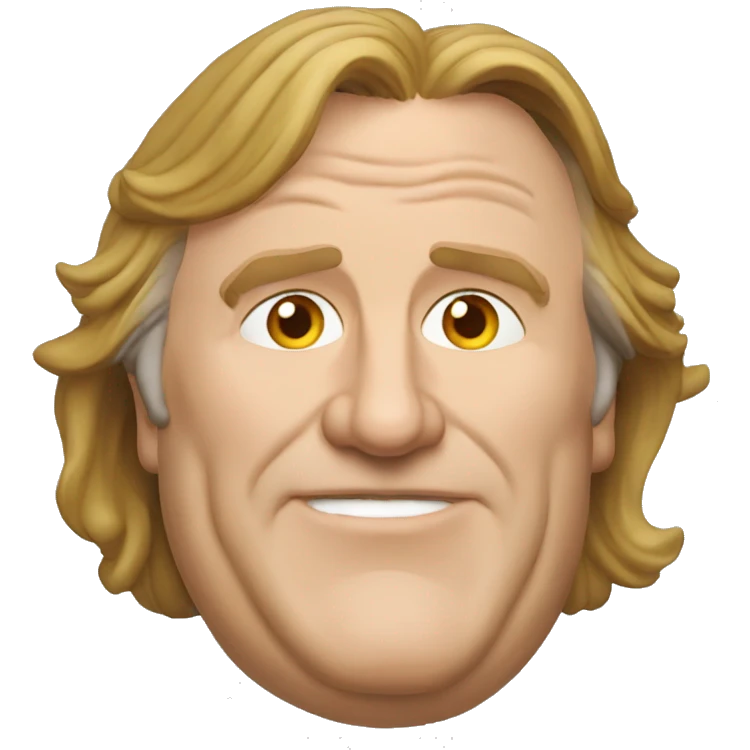 Gérard Depardieu candy emoji