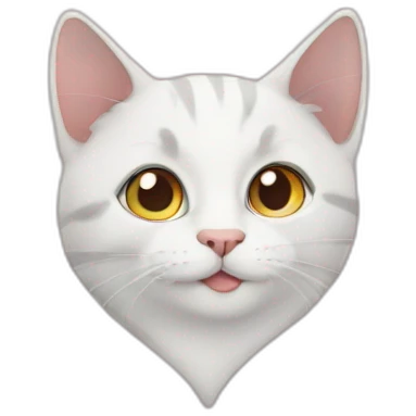 Cat heart emoji