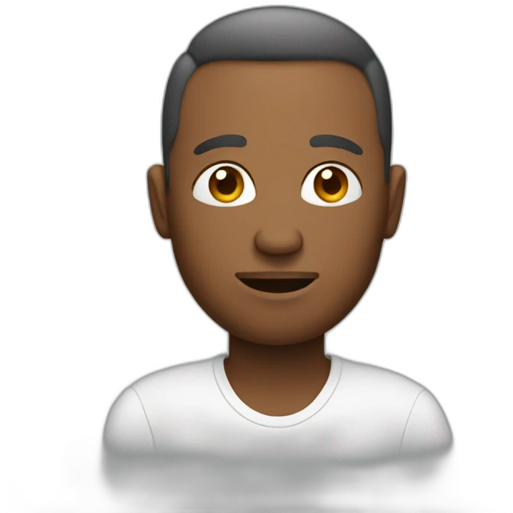 man sitting in chair emoji