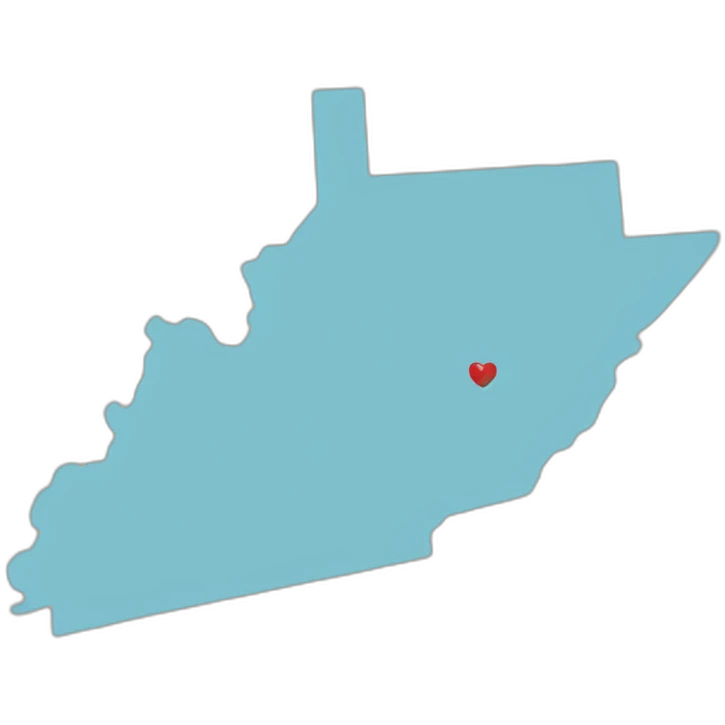 the-us-state-of-kentucky-map emoji