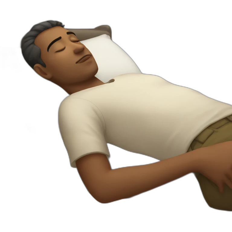 sleeping man emoji