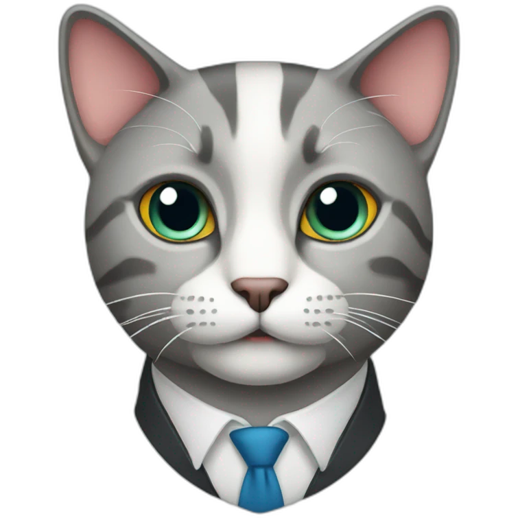business cat emoji